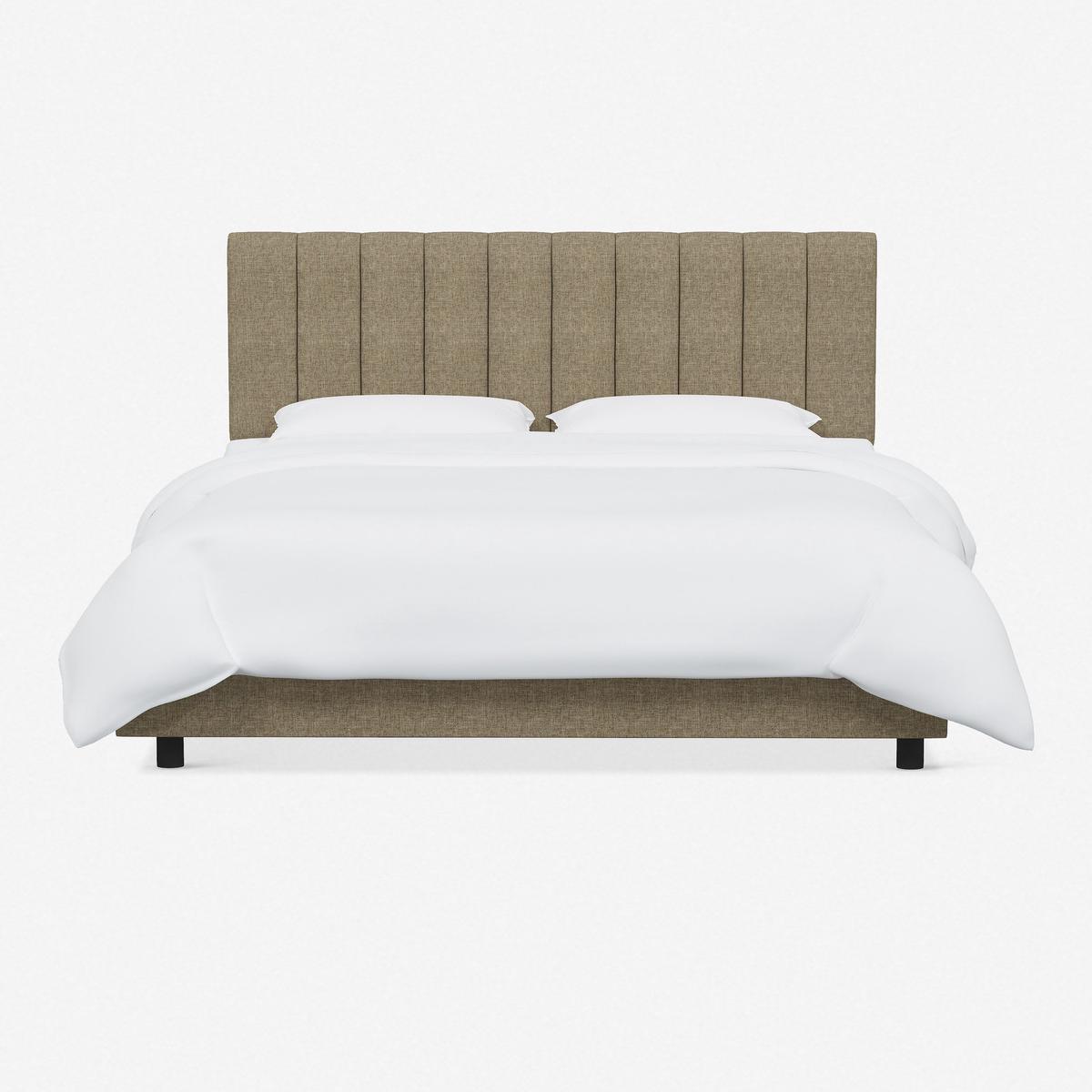 Aliyah Bed - Pebble Linen | Twin